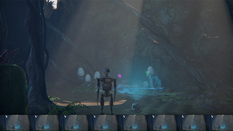 Example of how frame-based rendering looks like